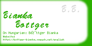 bianka bottger business card